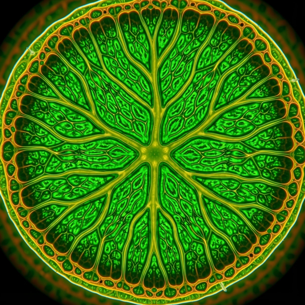 Microscopic view of nutritional architecture